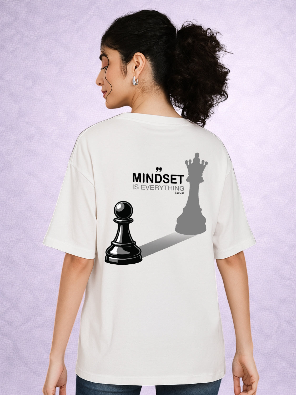 Zwuri Women | Queen - Cloud Nine Oversized T-Shirt