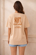 Zwuri Women | SoftPOWER - Caramel Kiss Oversized T-Shirt