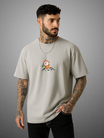 🌌 Romsteller Tee "Take a Romantic Trip" Smoke Gray for Men by Zwuri