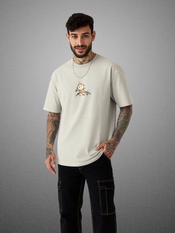 🌌 Romsteller Tee "Take a Romantic Trip" Smoke Gray for Men by Zwuri