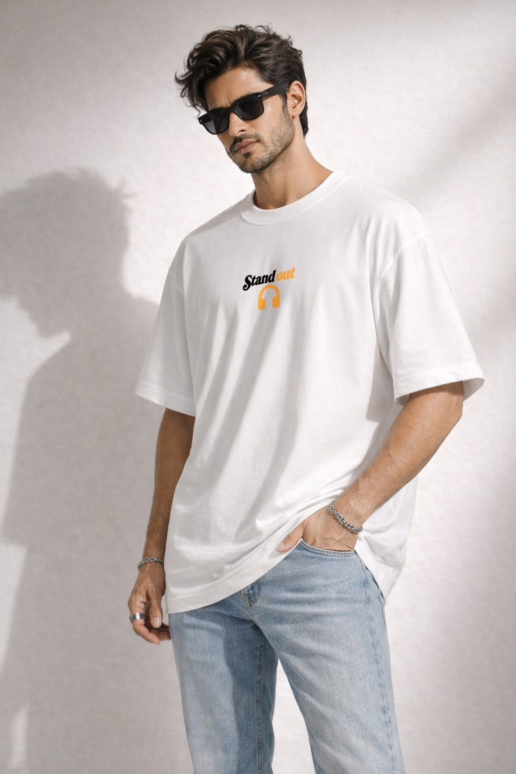 Zwuri Men | Stand Out - Cloud Nine Oversized T-Shirt