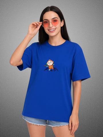 🌌 Romsteller Tee "Take a Romantic Trip" Royal Blue for Women by Zwuri