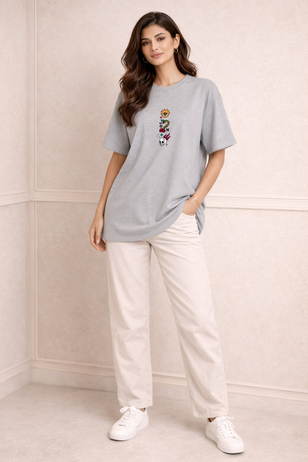 Zwuri Women | Mad Girls Club - Concrete Jungle Oversized T-Shirt