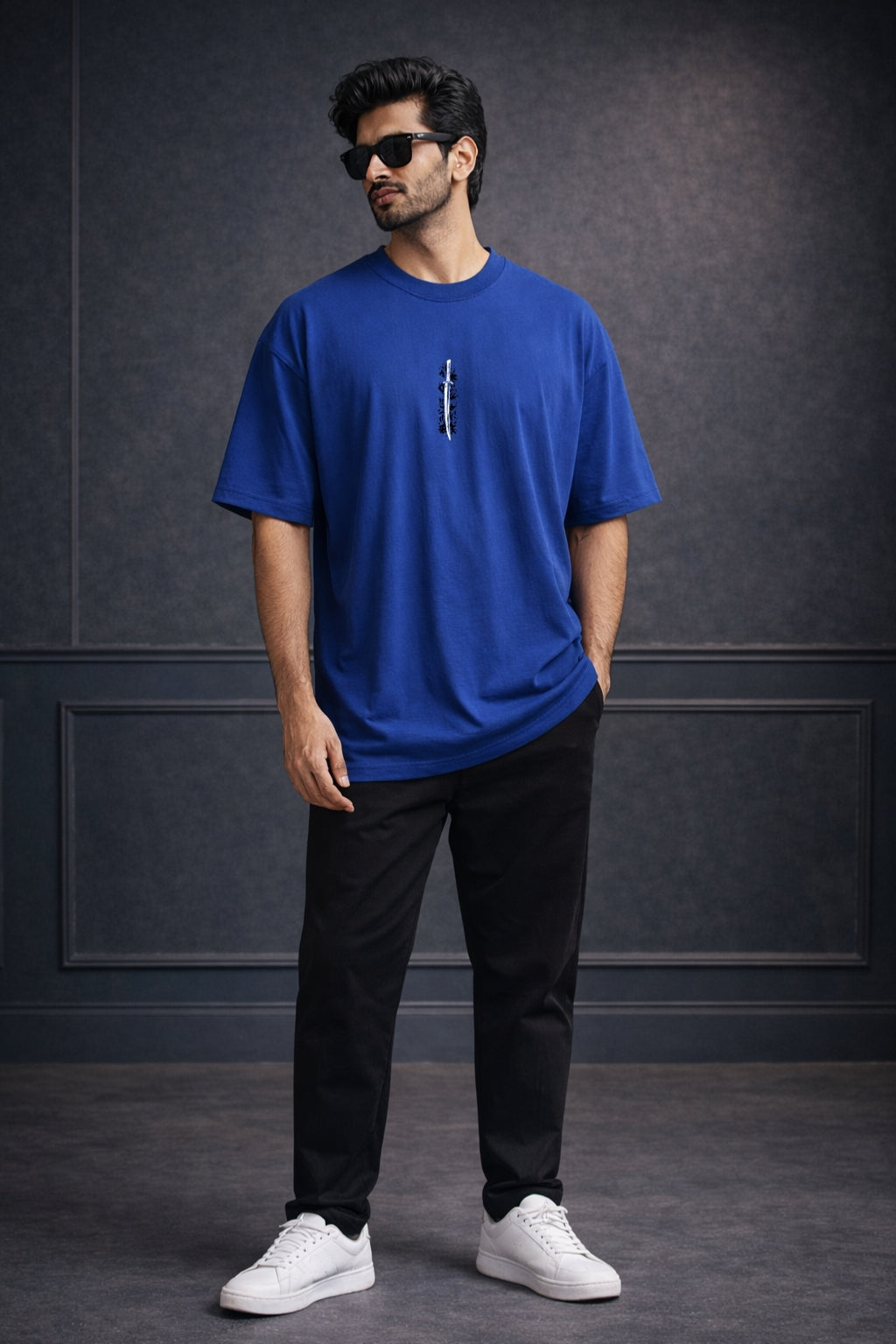 Zwuri Men | Fighter - Ocean Breeze Oversized T-Shirt