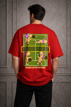 Zwuri Men | Team Up - Cherry Bomb Oversized T-Shirt