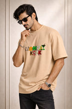 Zwuri Men | Monday Kick - Caramel Kiss Oversized T-Shirt