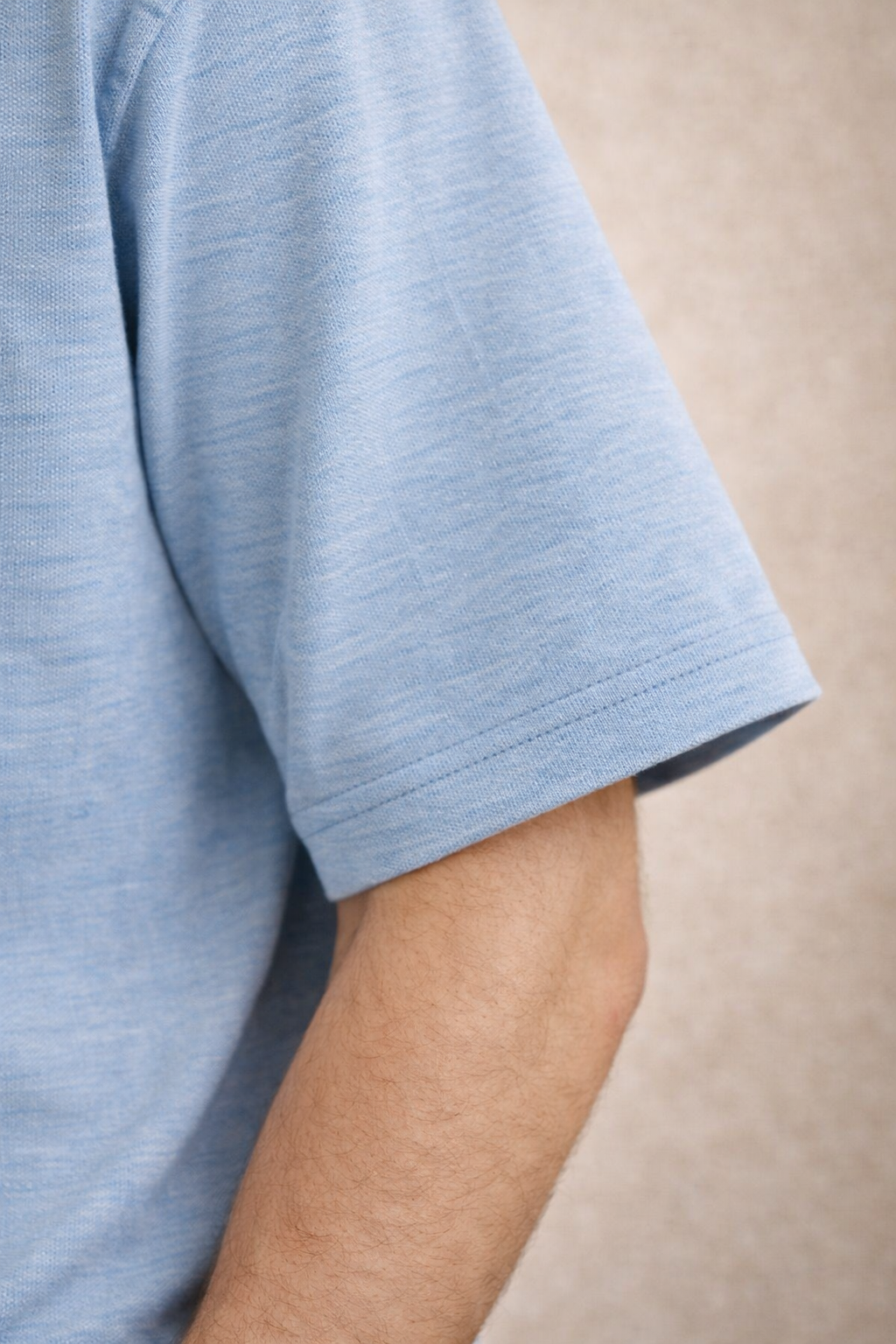 Zwuri Men | Frost Blue Oversized Polo Cord Set