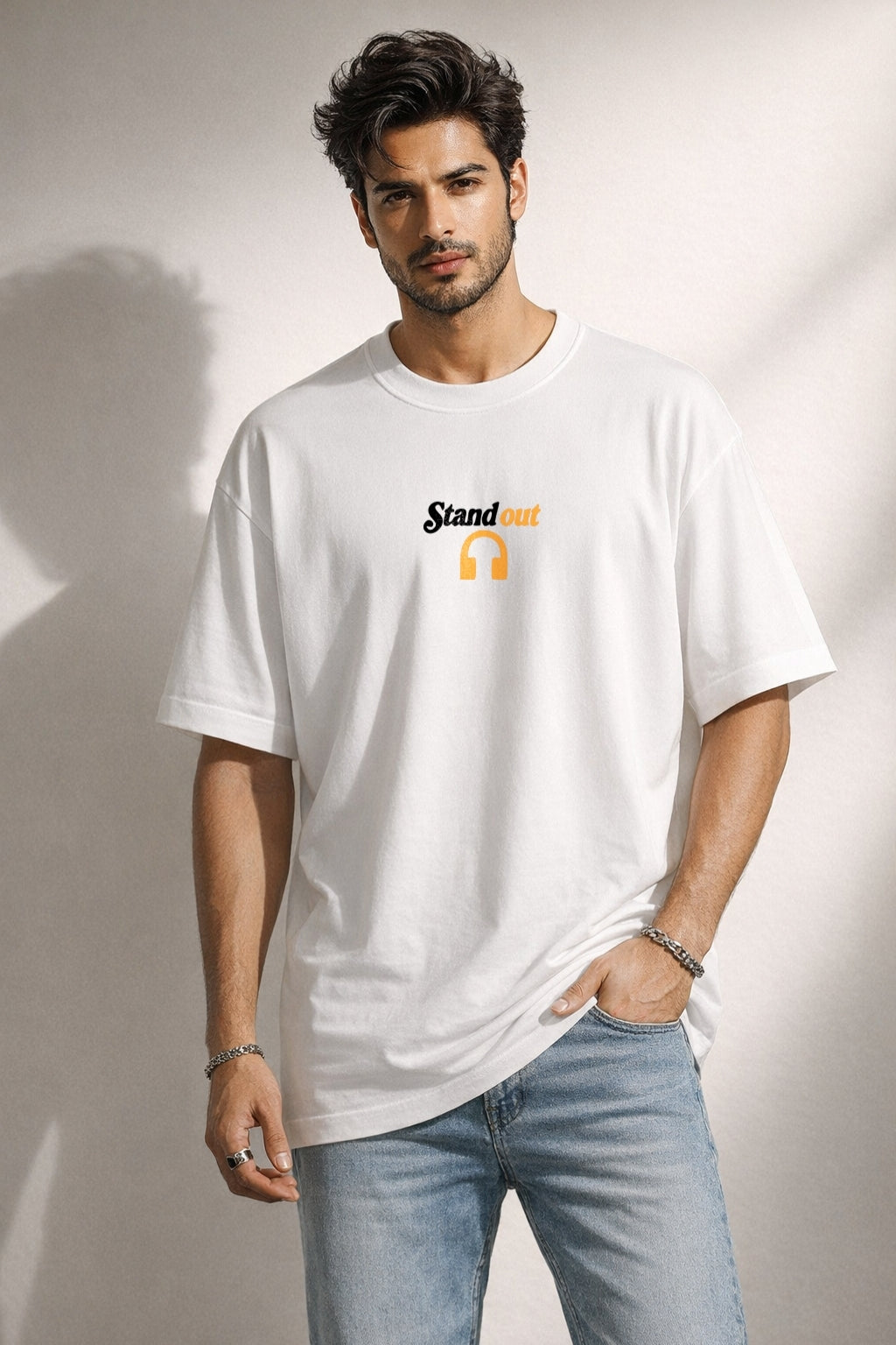 Zwuri Men | Stand Out - Cloud Nine Oversized T-Shirt