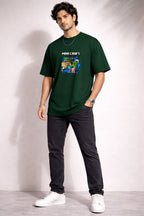 Zwuri Men | Minecraft - Jungle Vibe Oversized T-Shirt