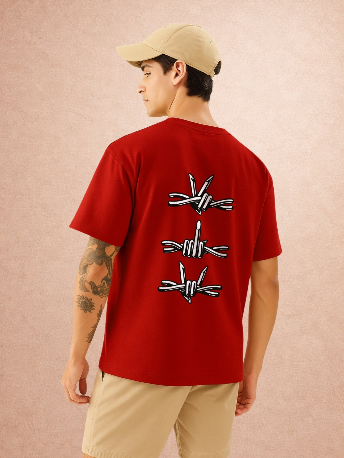 Zwuri Men | Off Limits - Cherry Bomb Oversized T-Shirt