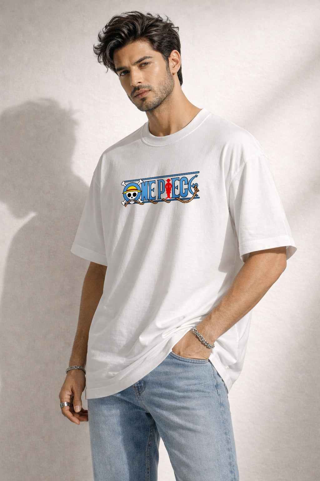 Zwuri Men | One Piece - Cloud Nine Oversized T-Shirt