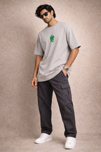 Zwuri Men | Samurai Dragon - Concrete Jungle Oversized T-Shirt