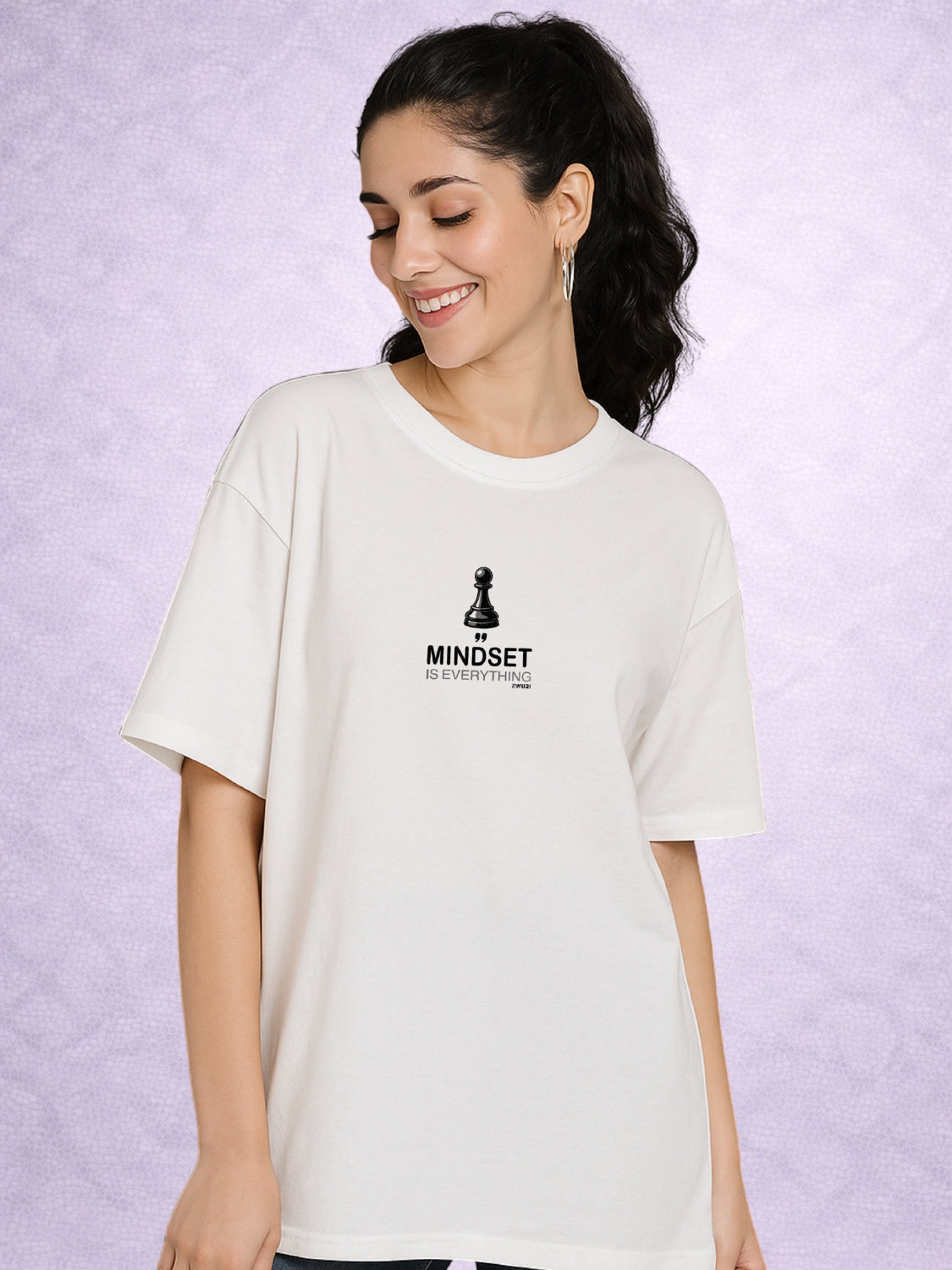 Zwuri Women | Queen - Cloud Nine Oversized T-Shirt