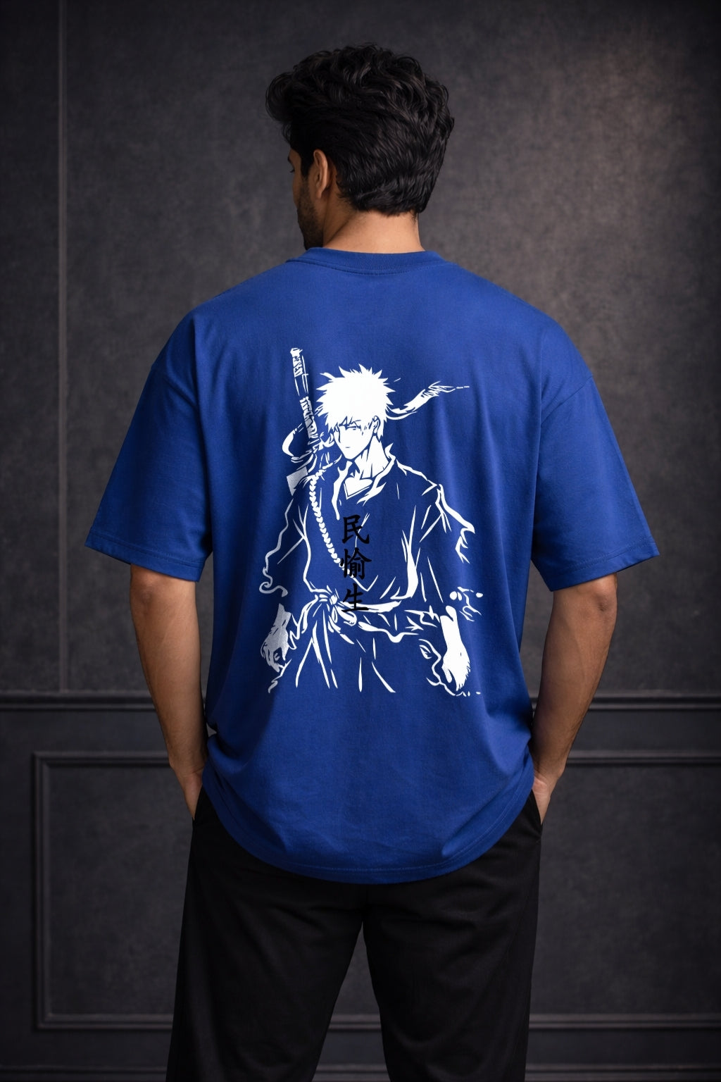 Zwuri Men | Fighter - Ocean Breeze Oversized T-Shirt