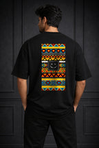 Zwuri Men | Colture - Pitch Black Oversized T-Shirt