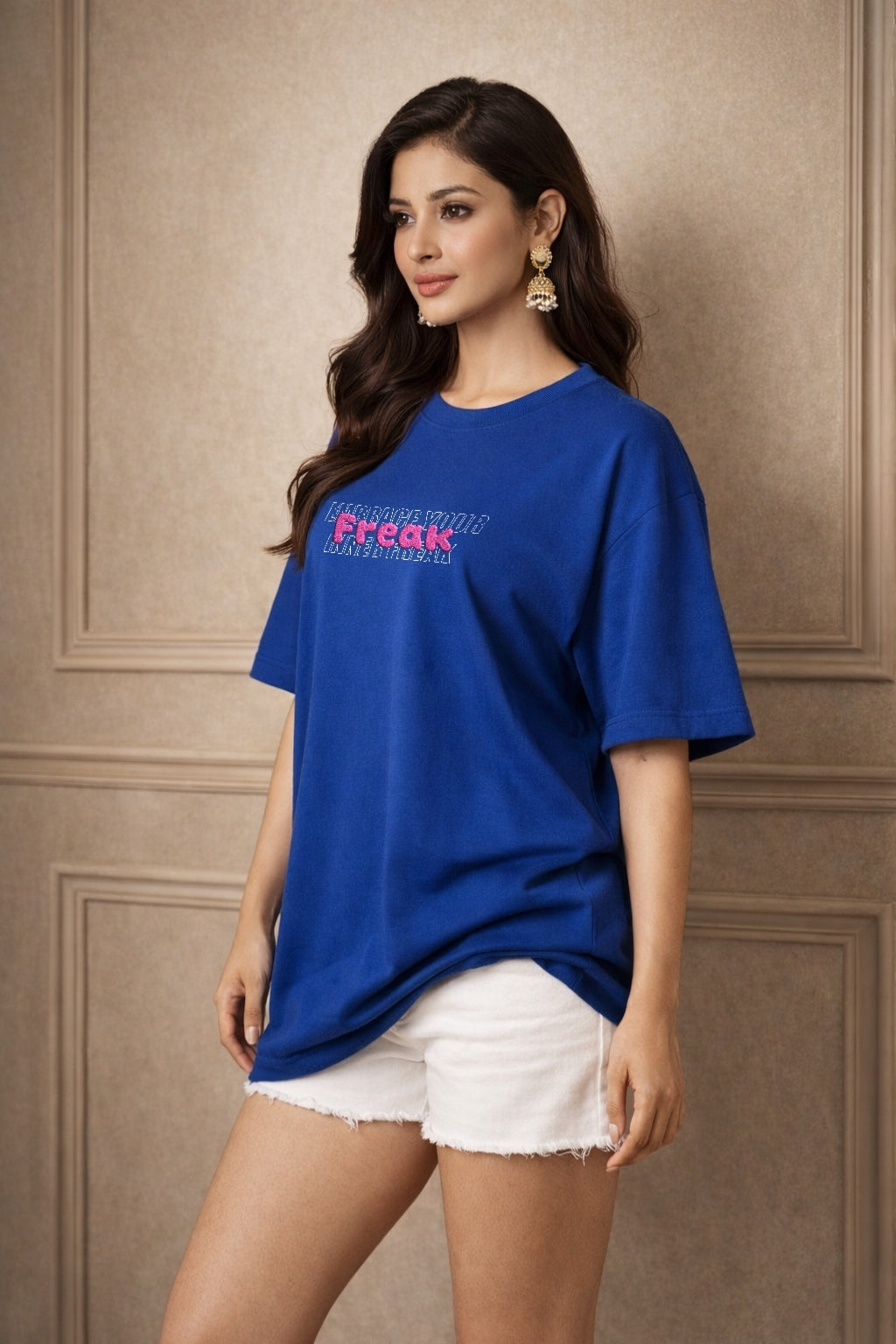Zwuri Women | Freak - Ocean Breeze Oversized T-Shirt