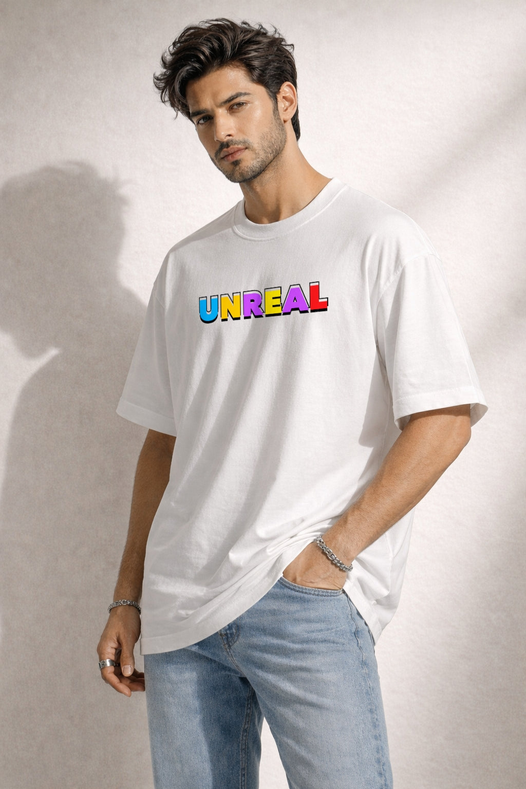 Zwuri Men | Unreal - Cloud Nine Oversized T-Shirt
