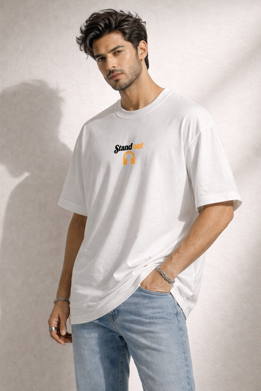 Zwuri Men | Stand Out - Cloud Nine Oversized T-Shirt