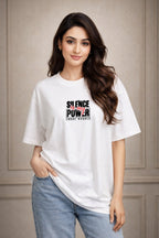 Zwuri Women | Silence is Power - Cloud Nine Oversized T-Shirt