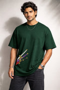 Zwuri Men | Zoro Swords - Jungle Vibe Oversized T-Shirt