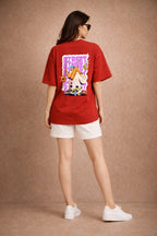 Zwuri Women | Street Style - Cherry Bomb Oversized T-Shirt