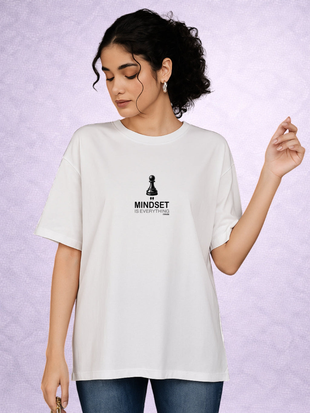 Zwuri Women | Queen - Cloud Nine Oversized T-Shirt