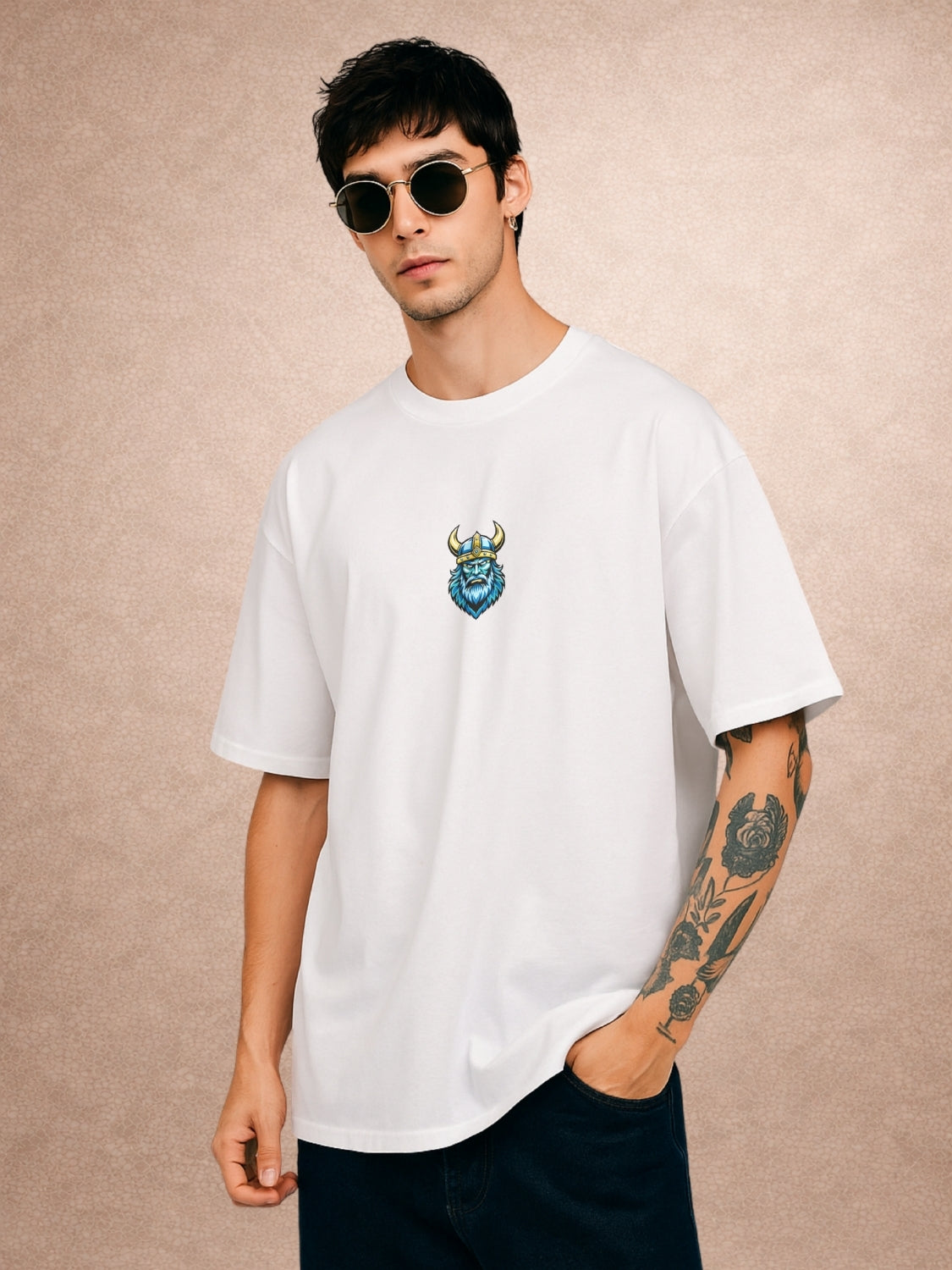 Zwuri Men | Viking - Cloud Nine Oversized T-Shirt