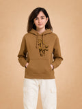 Zwuri Women | Wild Horse - Biscoff Brown Oversized Hoodie