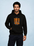 Zwuri Men | Wild Things- Pitch Black Oversized Hoodie