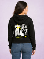 Zwuri Women | Manifest - Pitch Black Oversized Hoodie