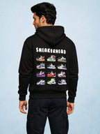 Zwuri Men | Sneakerhead - Pitch Black Oversized Hoodie