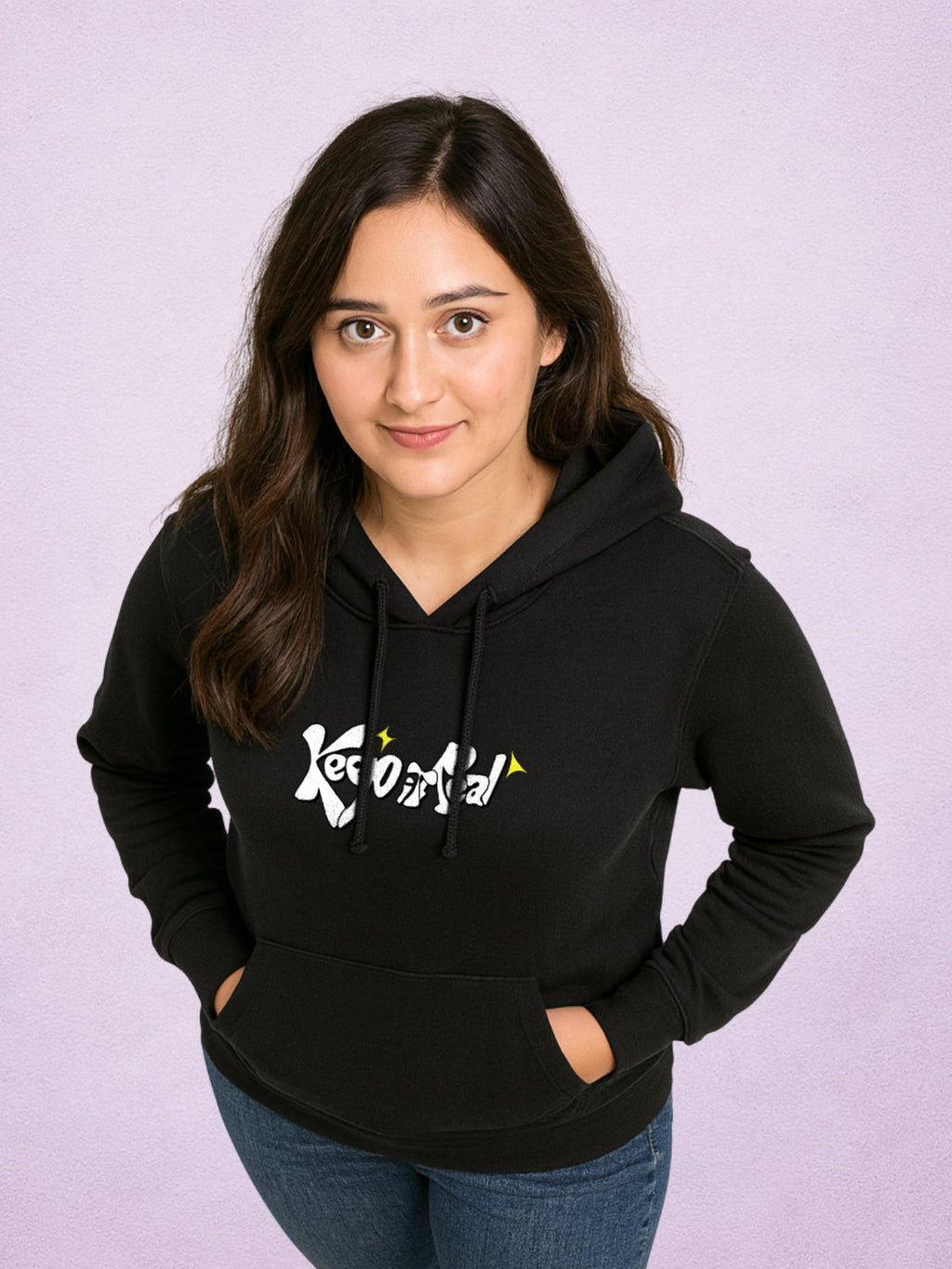 Zwuri Women | Manifest - Pitch Black Oversized Hoodie