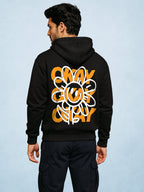 Zwuri Men | Okay - Pitch Black Oversized Hoodie