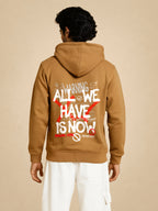 Zwuri Men | Right Now - Biscoff Brown Oversized Hoodie