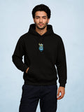 Zwuri Men | Norse - Pitch Black Oversized Hoodie