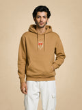 Zwuri Men | Spine - Biscoff Brown Oversized Hoodie