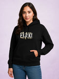 Zwuri Women | Ekaki - Pitch Black Oversized Hoodie