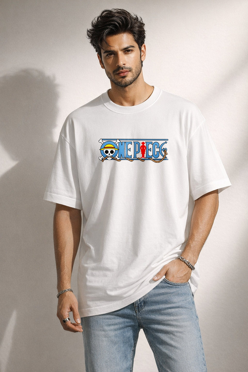 Zwuri Men | One Piece - Cloud Nine Oversized T-Shirt