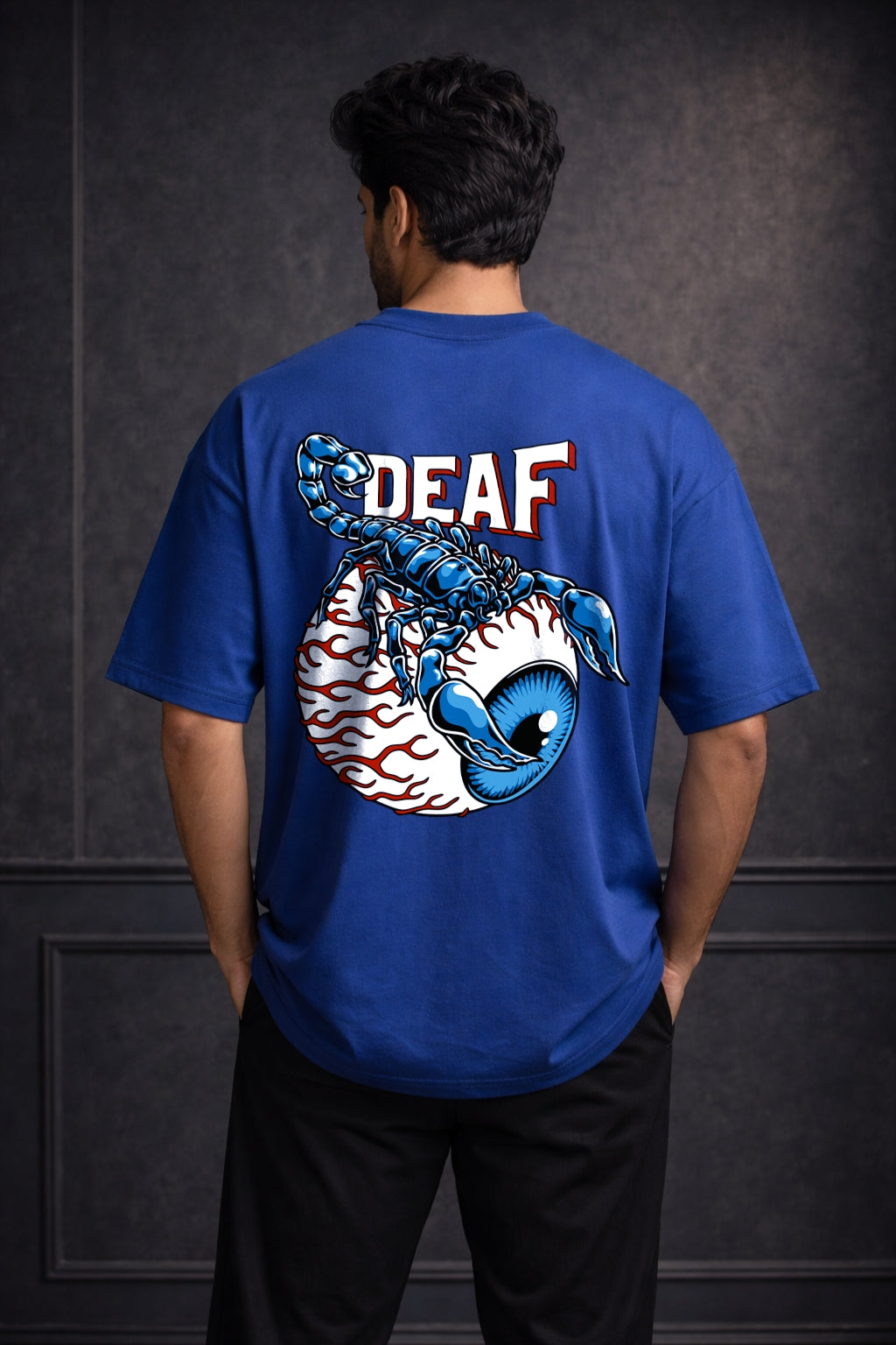 Zwuri Men | Deaf - Ocean Breeze Oversized T-Shirt