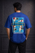 Zwuri Men | Team Up - Ocean Breeze Oversized T-Shirt