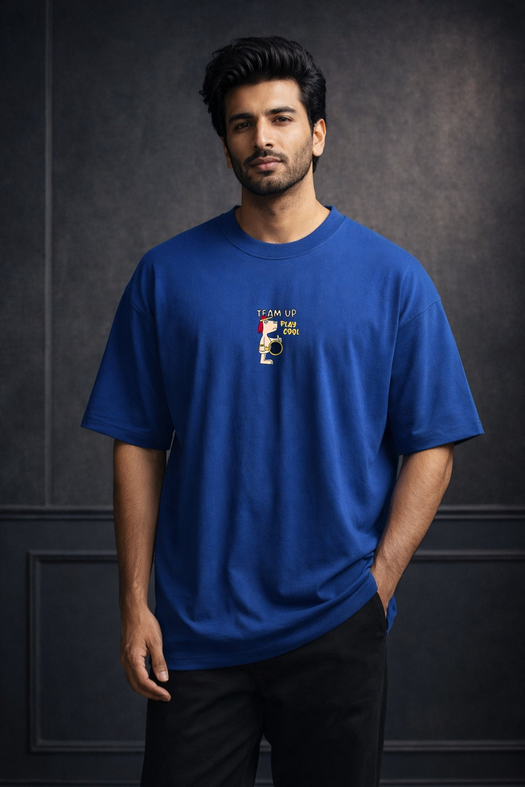 Zwuri Men | Team Up - Ocean Breeze Oversized T-Shirt