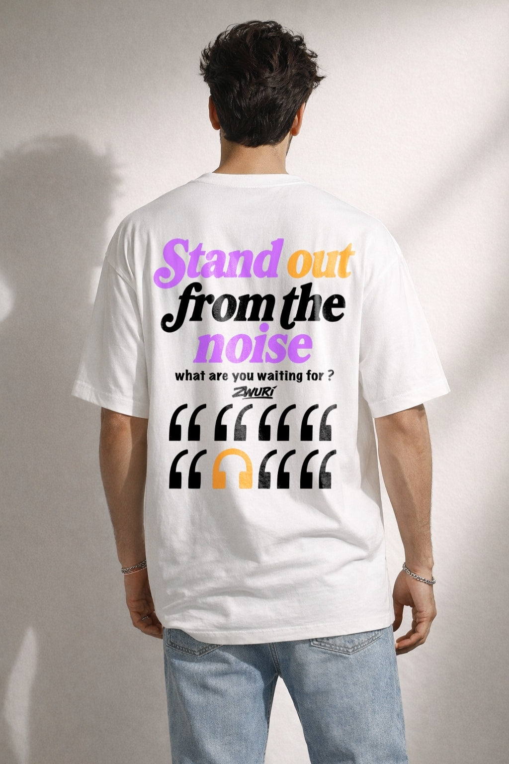 Zwuri Men | Stand Out - Cloud Nine Oversized T-Shirt