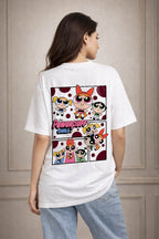 Zwuri Women | Powerpuff Girls - Cloud Nine Oversized T-Shirt