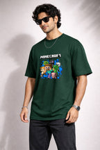 Zwuri Men | Minecraft - Jungle Vibe Oversized T-Shirt