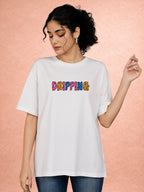 Zwuri Women | Dripping - Cloud Nine Oversized T-Shirt