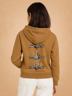 Zwuri Women | Off Limits - Biscoff Brown Oversized Hoodie