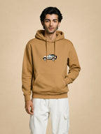 Zwuri Men | Thar - Biscoff Brown Oversized Hoodie