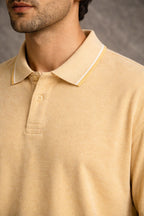 Zwuri Men | Mango Bite Oversized Polo Cord Set
