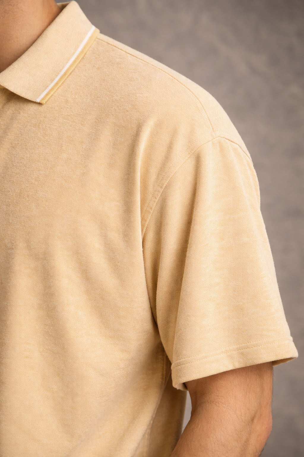 Zwuri Men | Mango Bite Oversized Polo Cord Set