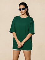 Zwuri Women | Solids - Jungle Vibe Oversized T-Shirt